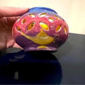 Hand Painted Lantern. Aladdin themed
